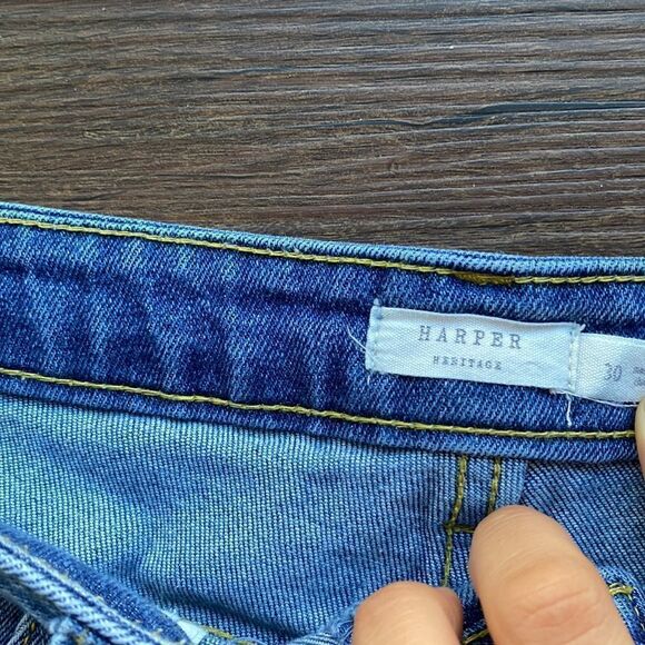 Harper Francesca’s Women’s Casual Mom Shorts - Picture 3 of 4